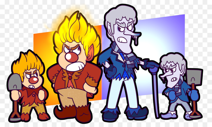 Personajes De Dibujos Animados，Fuego PNG