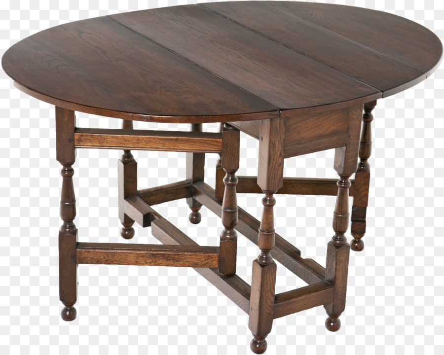 Mesa De Madera，Redondo PNG