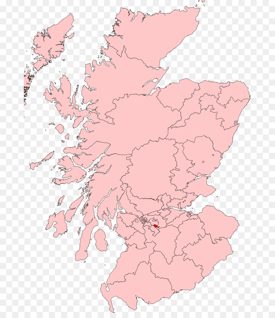 Mapa De Escocia，Regiones PNG