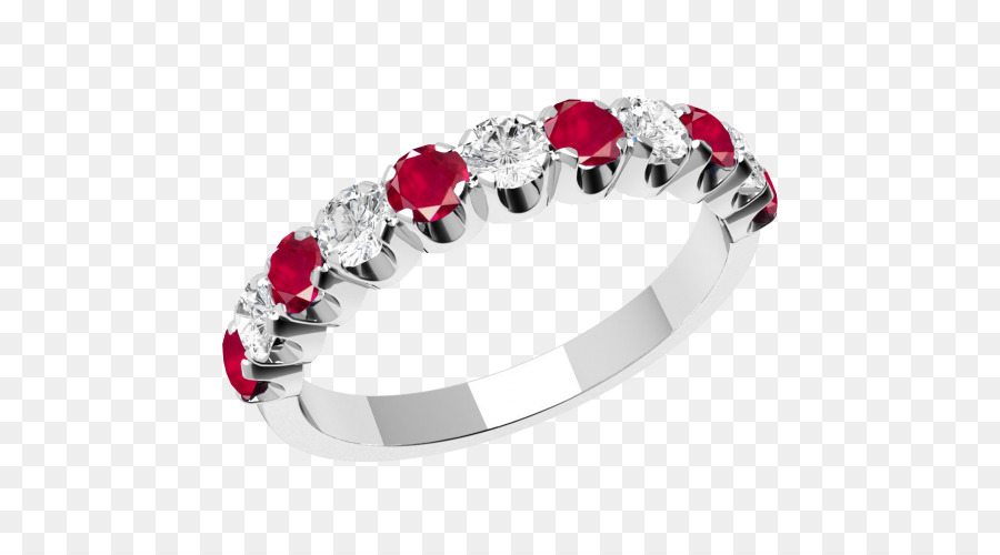 Anillo，Gemas Rojas PNG