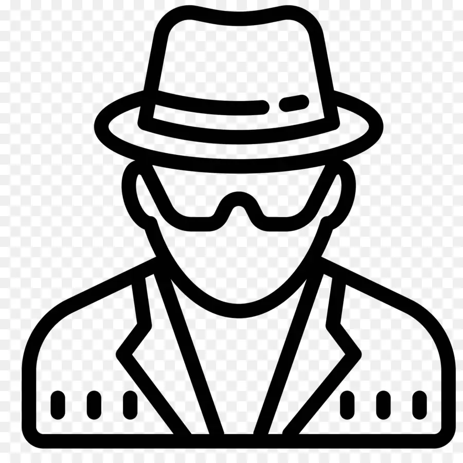 Icono De Espía，Detective PNG