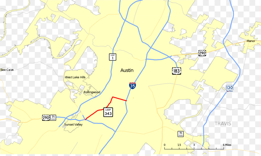 Texas State Highway Bucle 343，Texas State Highway Loop 360 PNG