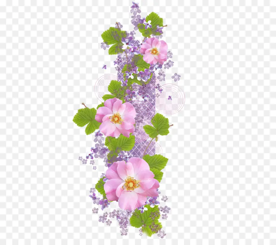 Diseño Floral，Imagen Digital PNG