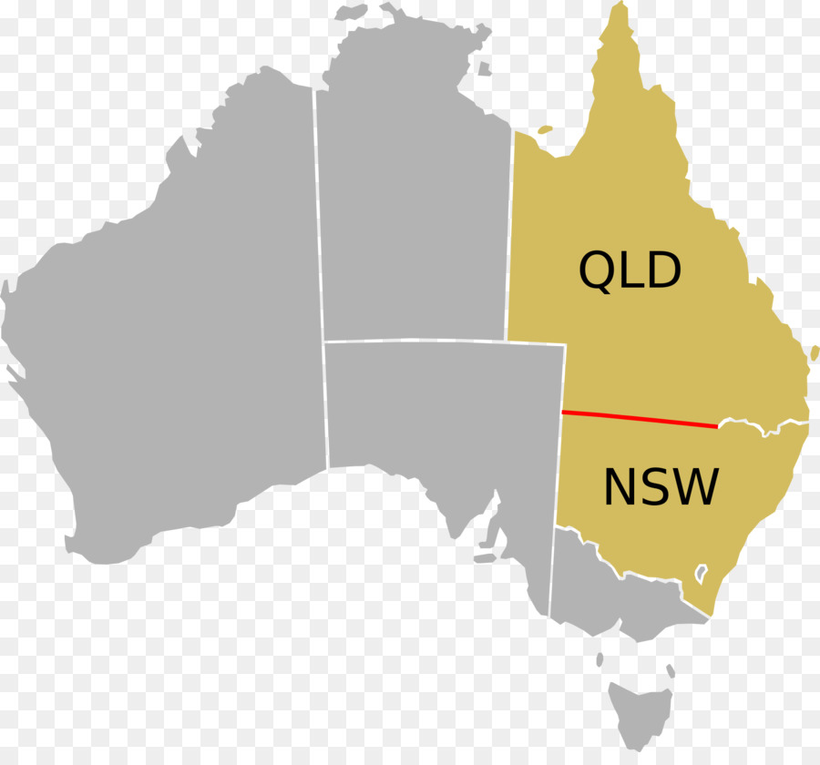 Mapa De Australia，Queensland PNG