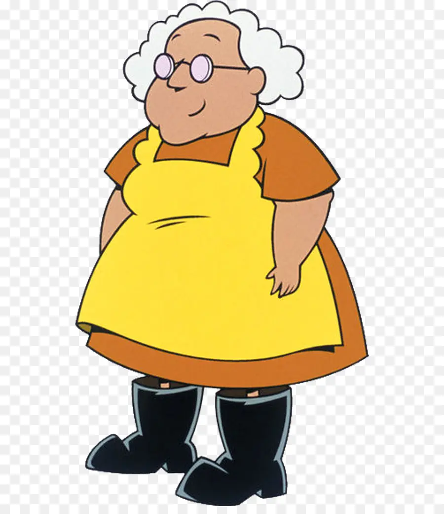 Abuela De Dibujos Animados，Anciano PNG