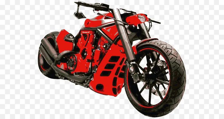 Motocicleta Roja，Bicicleta PNG