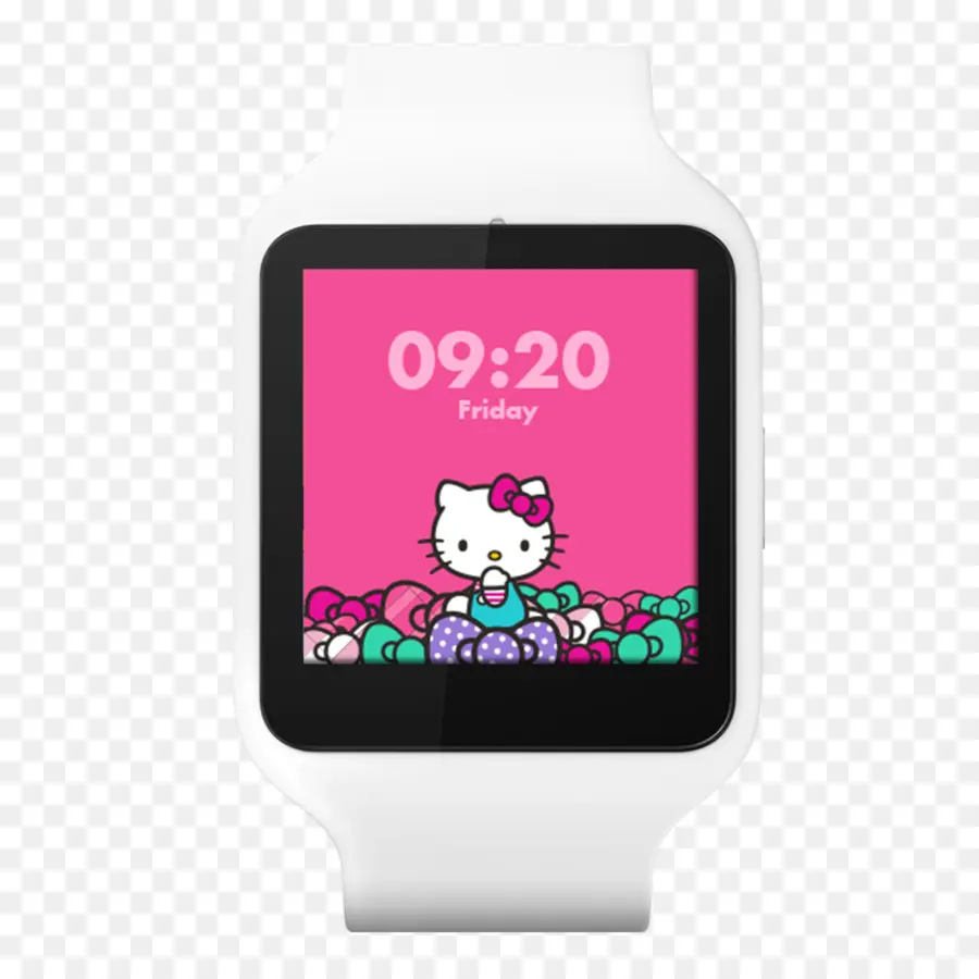 Reloj Inteligente，Hola Gatito PNG