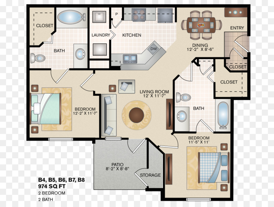 Plano De Planta，Alojamiento PNG