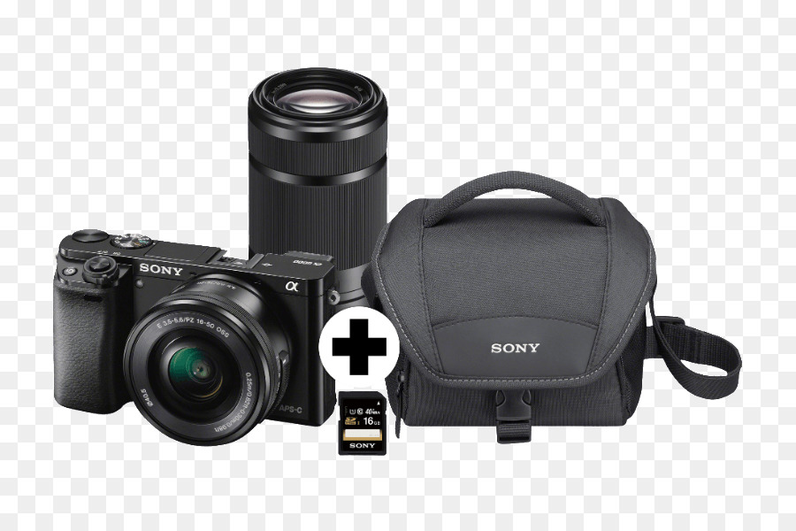 Sony α6000，Mirrorless Interchangeablelens Cámara PNG