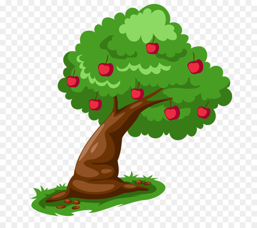 árbol Con Manzanas，Fruta PNG