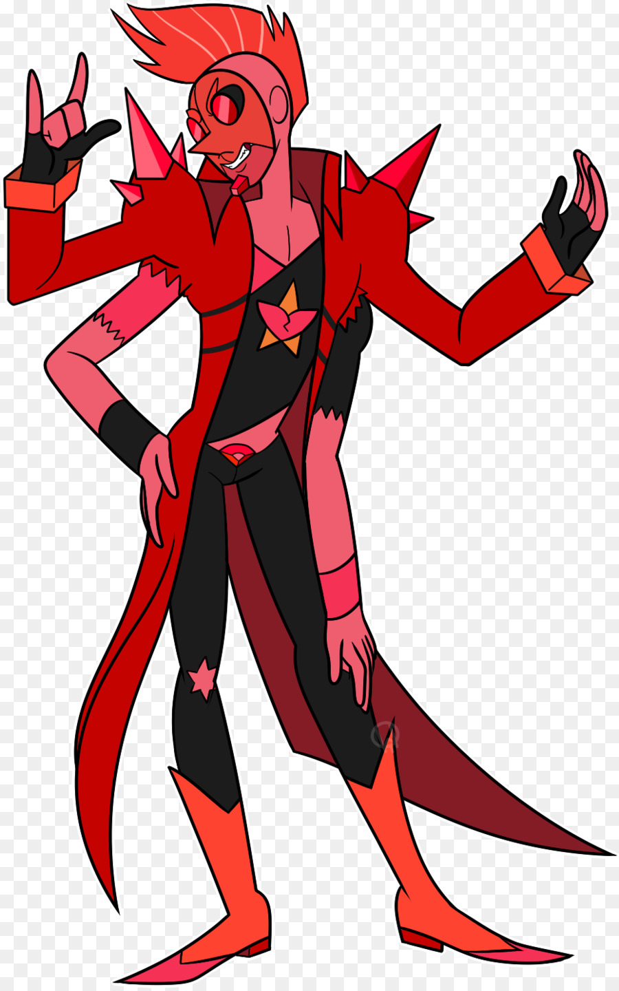 Personaje Rojo，Puntiagudo PNG