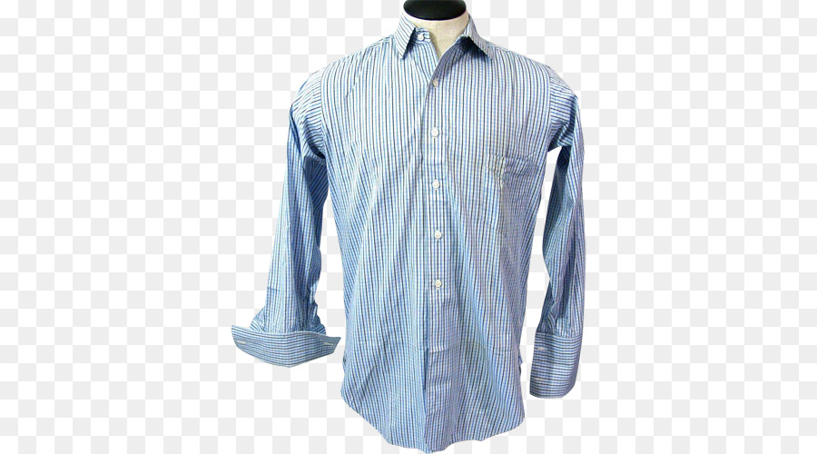 Camisa De Vestir，Azul PNG