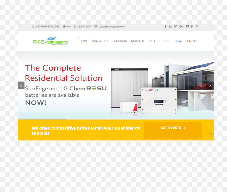 Solaredge，Diseño Web PNG