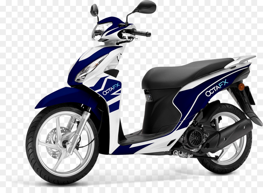 Vespa Azul，Moto PNG