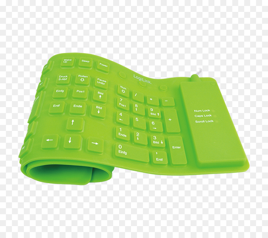 Teclado，Teclado Impermeable Flexible Logilink PNG