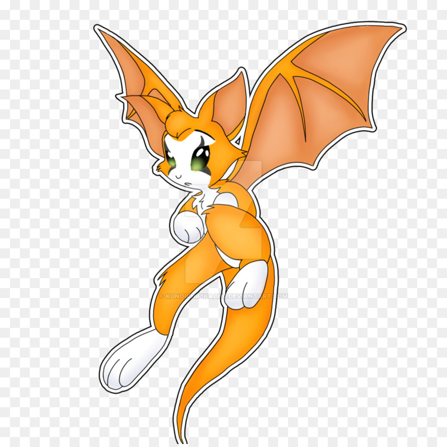 Personaje De Murciélago Naranja，Vuelo PNG