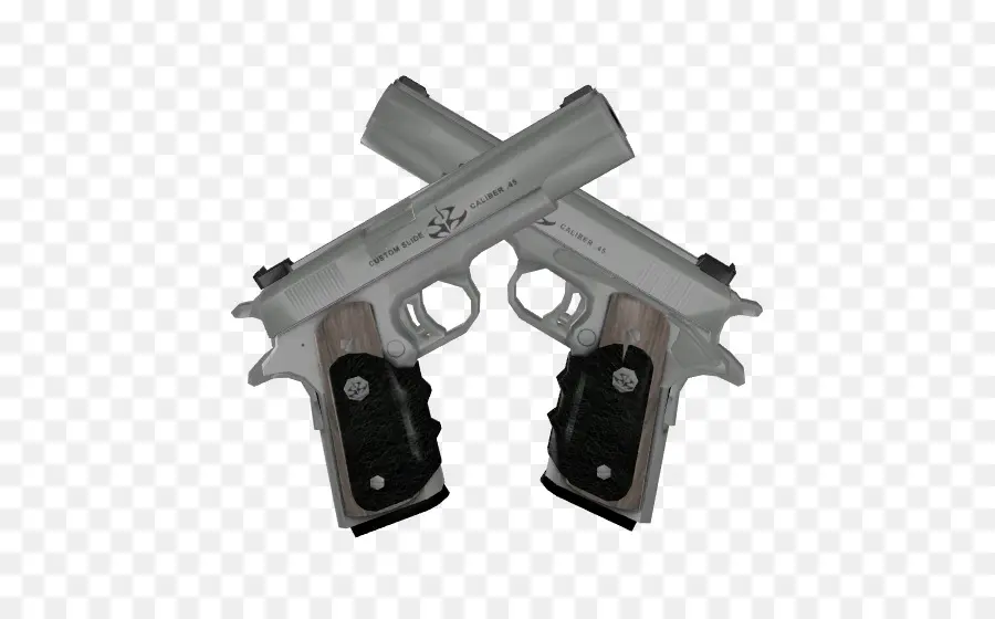 Pistolas Plateadas，Pistola PNG