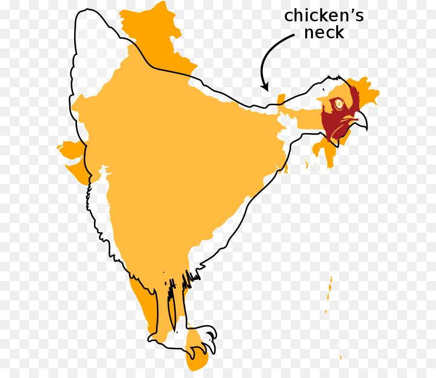 La India，Mapa PNG