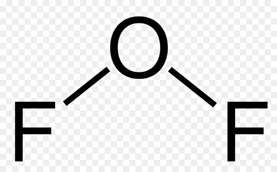 Difluoruro De Oxígeno，Molécula PNG