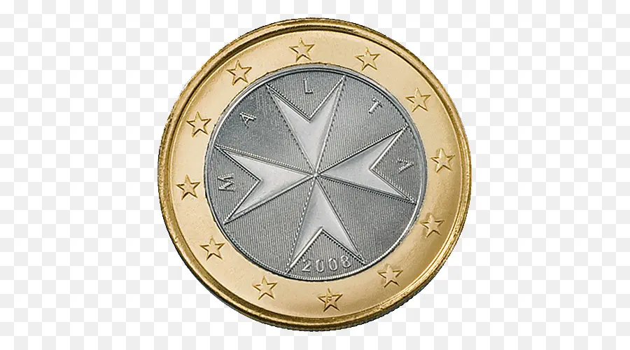 Moneda，1 Moneda Euro PNG