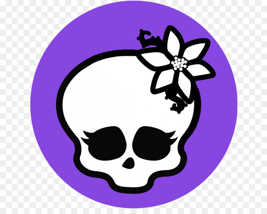 Calavera Con Flor，Cráneo PNG