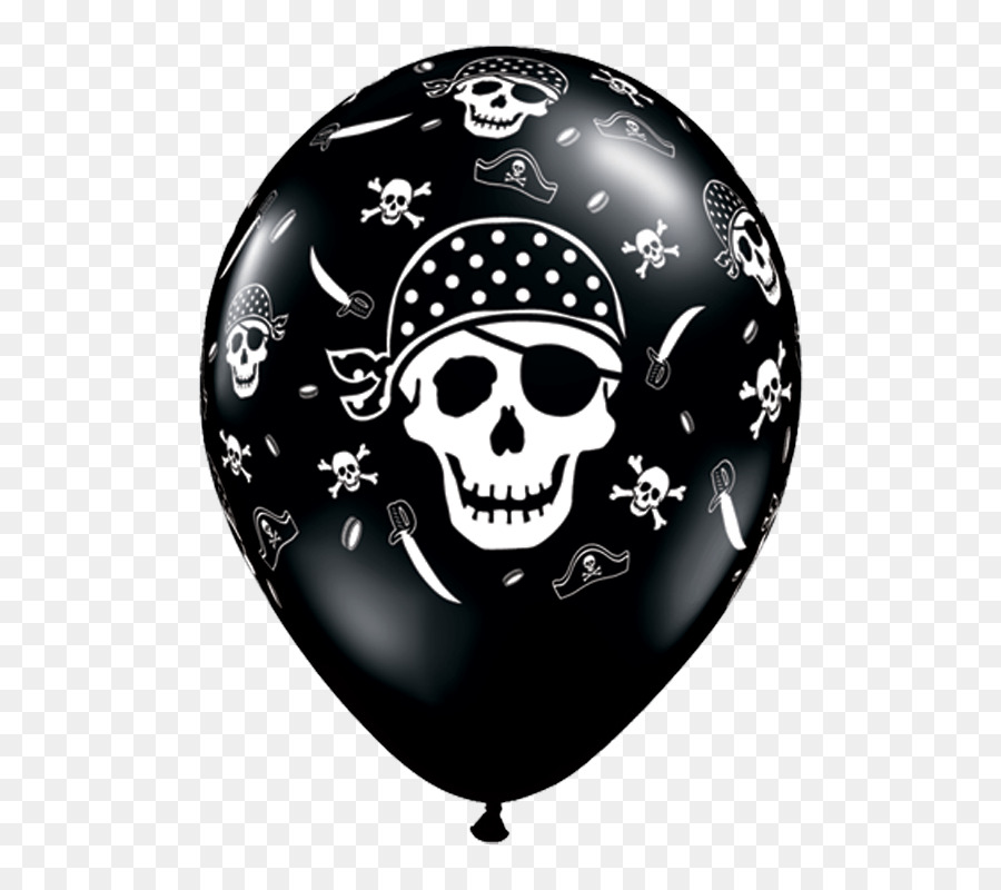 Cráneo Y Bandera Pirata，Globo PNG