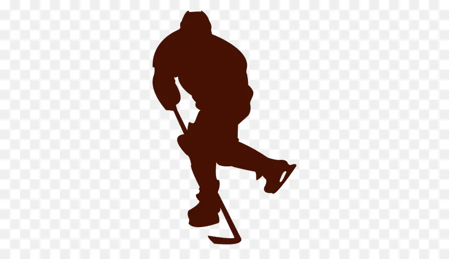 Jugador De Hockey，Silueta PNG