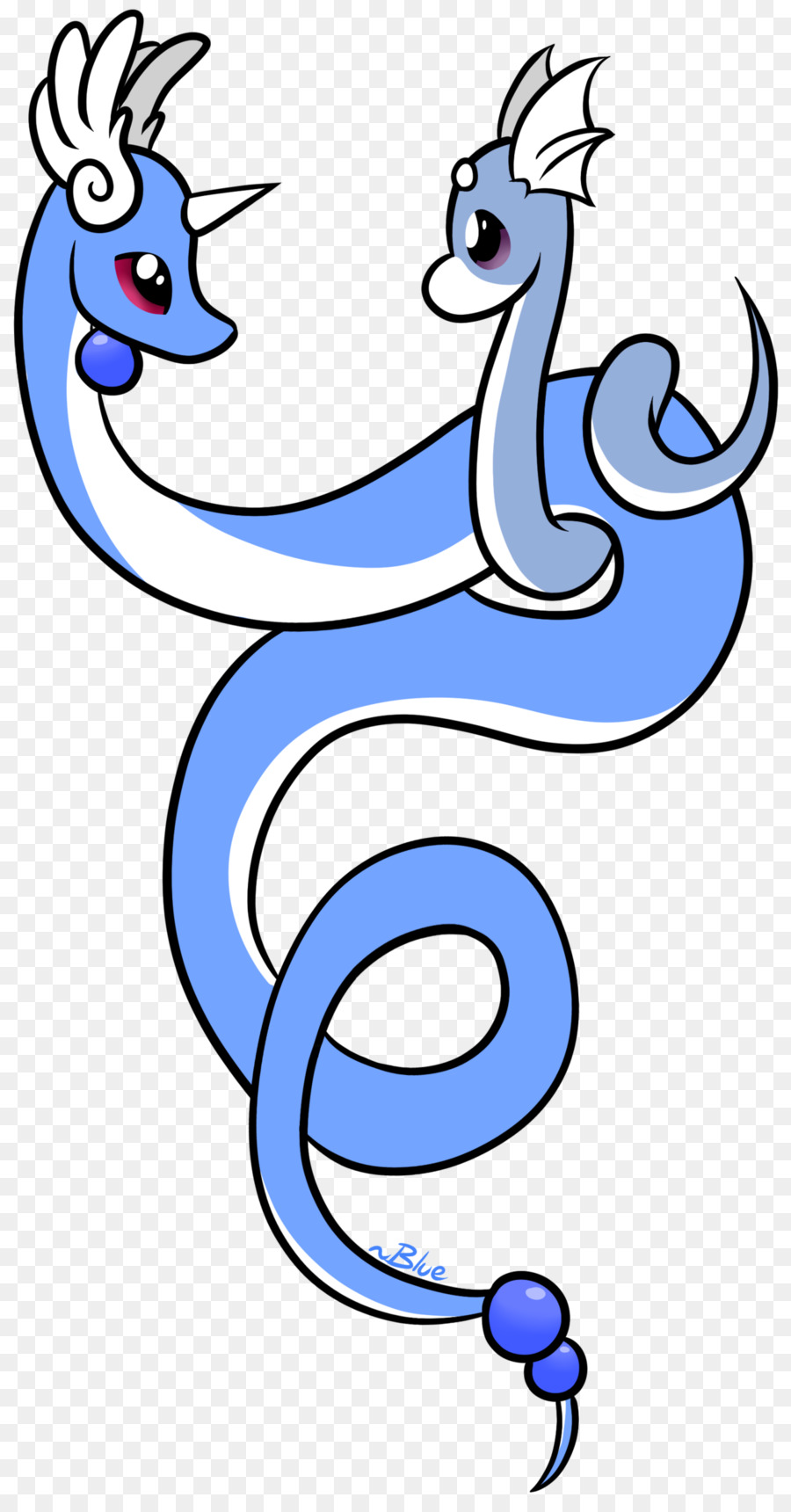 Dragonair，Dratini PNG