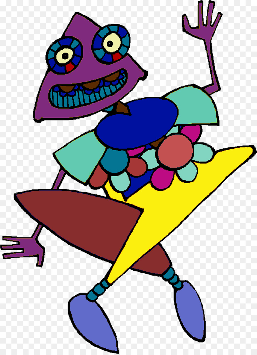 Personaje De Dibujos Animados Colorido，Dibujo PNG