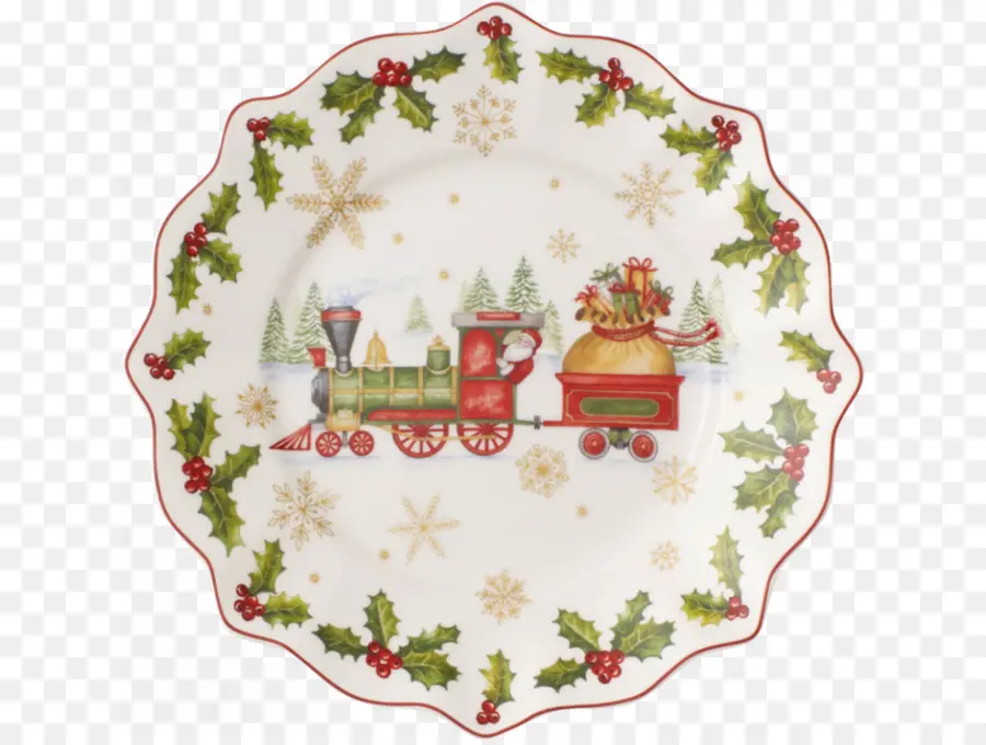 Plato De Navidad，Tren PNG