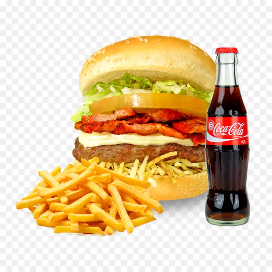 Hamburguesa Y Papas Fritas，Hamburguesa PNG