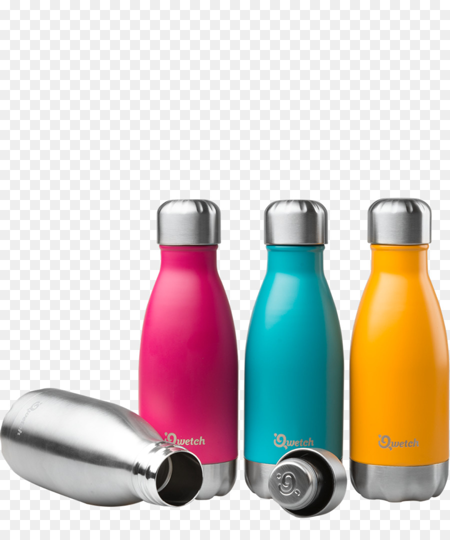 Botellas De Agua De Colores，Acero Inoxidable PNG