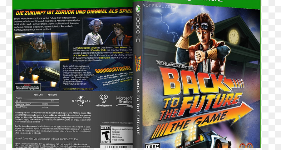 Regreso Al Futuro El Juego，Xbox 360 PNG