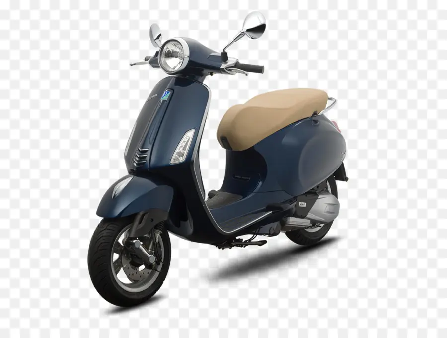 Vespa Azul，Moto PNG