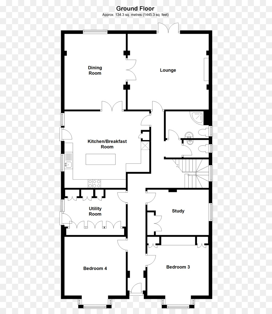 Plan De Piso，Villa PNG