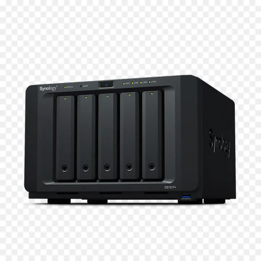 Nas Carcasa Del Servidor Synology Diskstation Ds1517，Red De Sistemas De Almacenamiento PNG