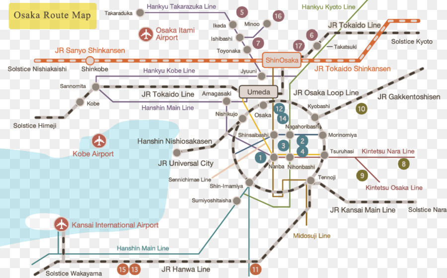 Aeropuerto Internacional De Kansai，Umeda PNG