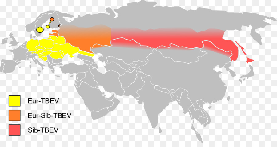 Mapa De Encefalitis Transmitida Por Garrapatas，Enfermedad PNG