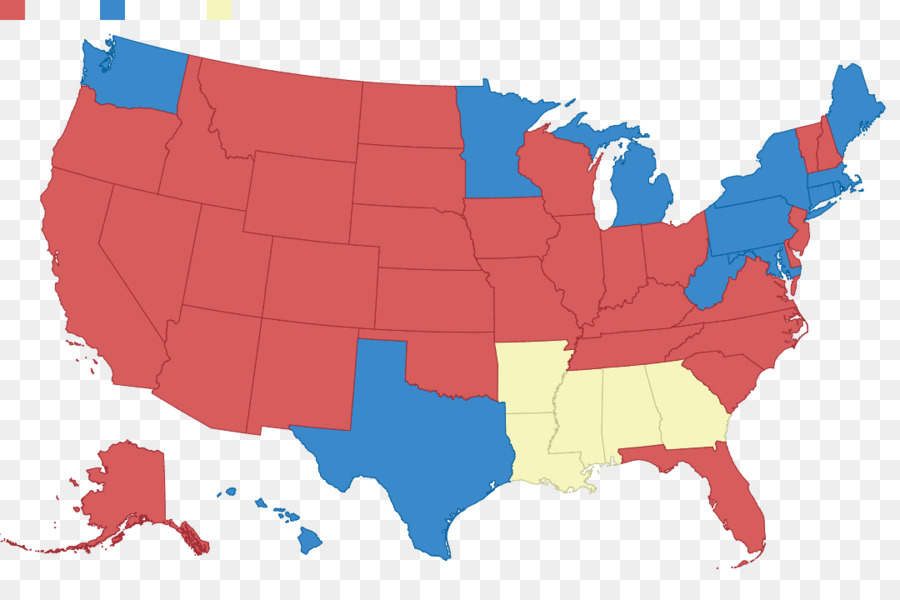Washington Dc，Estados Rojos Y Estados Azules PNG