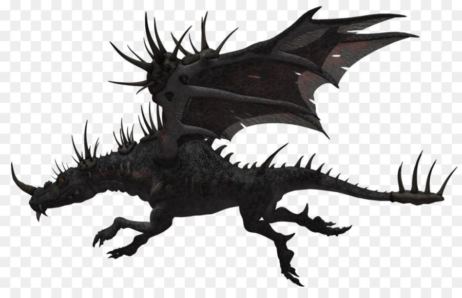 Dragón，Blanco PNG