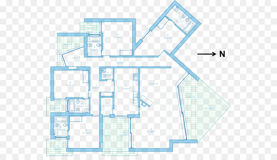 La Arquitectura，Plan De Piso PNG