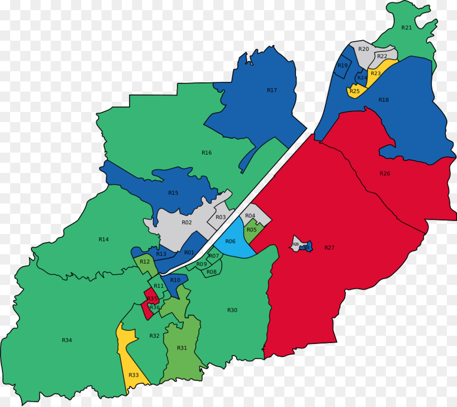 Mapa，Consejo De Distrito De Sha Tin PNG