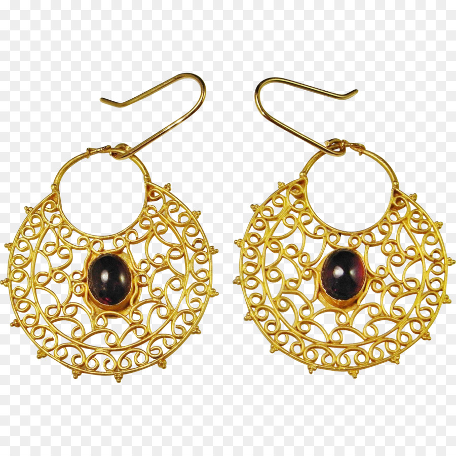 Pendientes Dorados，Accesorio PNG