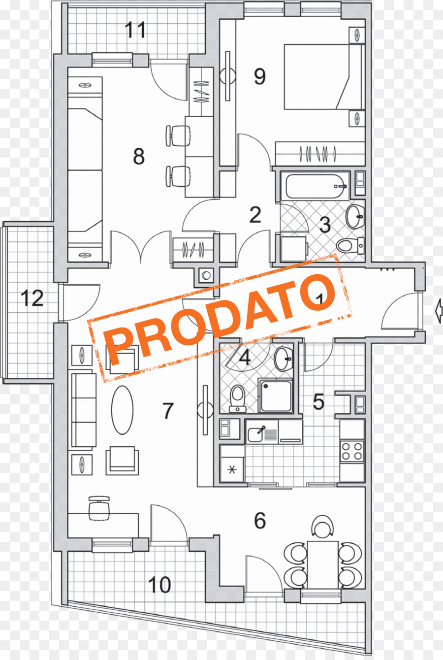 Plan De Piso，Belville Belgrado PNG