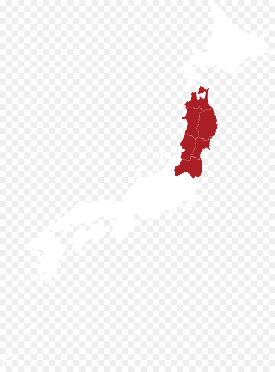 La Región De Tōhoku，Mapa PNG