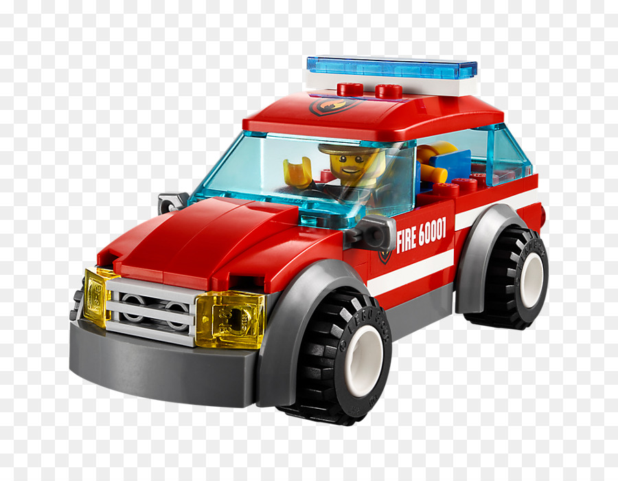 Camión De Bomberos Lego，Rojo PNG