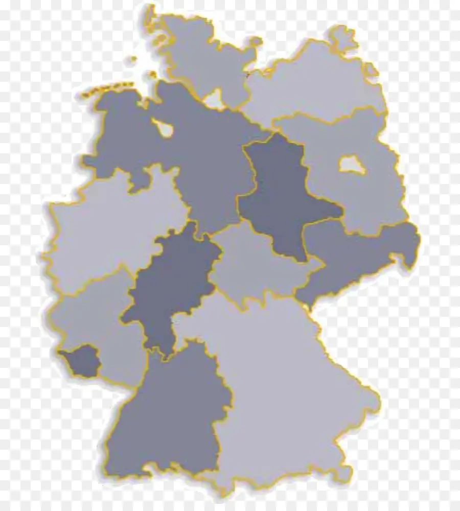 Mapa De Alemania，Regiones PNG