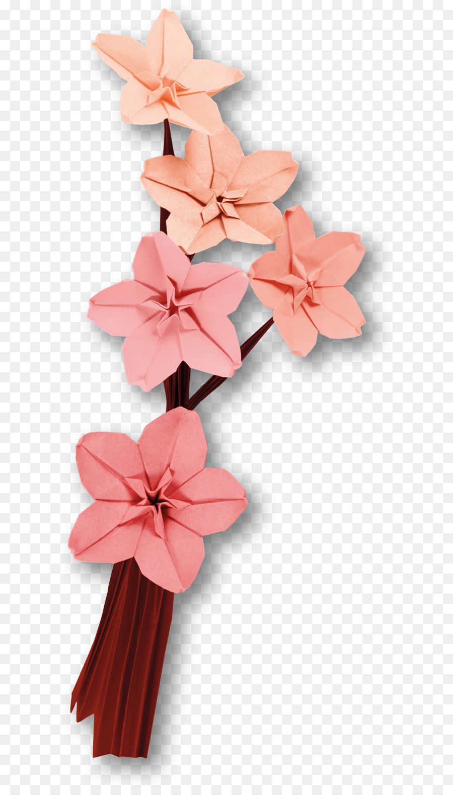 Flores De Origami，Flores PNG