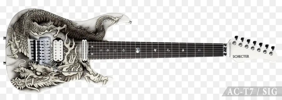 Guitarra Dragón，Guitarra Eléctrica PNG