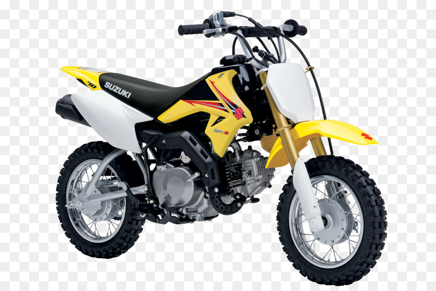 Moto De Cross Amarilla，Bicicleta PNG